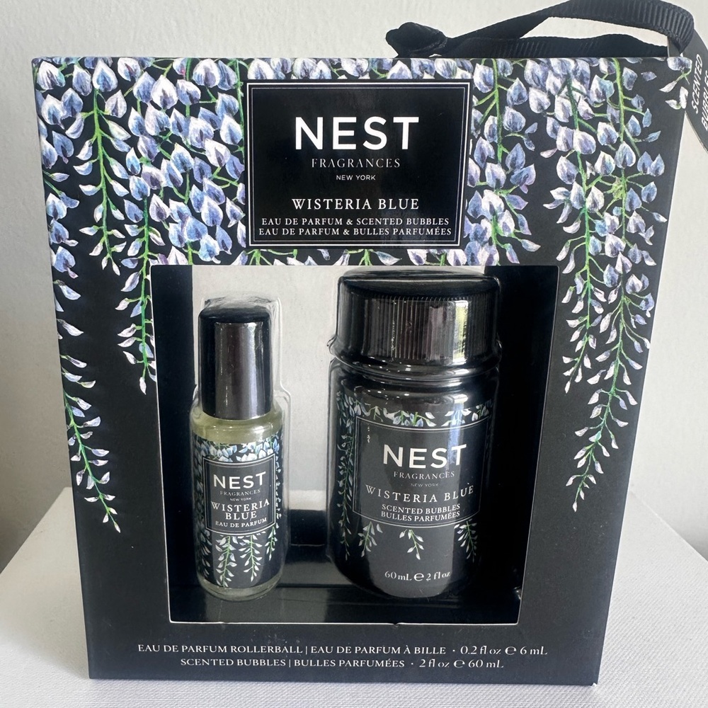 Brand New in Box NEST Wisteria Blue Duo Set